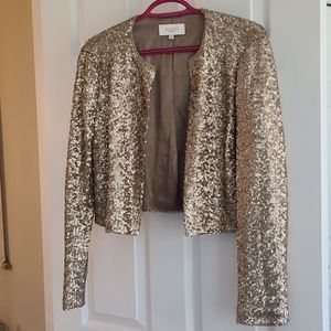 Sequined Cropped Jacket